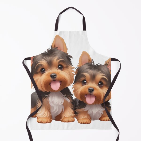 Item preview, Two Charming Yorkie Delights: Playful Paws & Posh Adventures. designed and sold by chaiyarit.