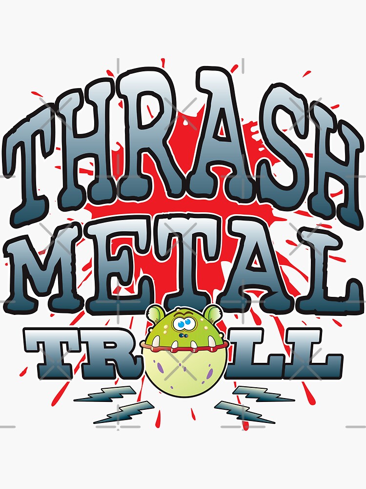 Thrash metal' Sticker