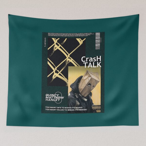 Item preview, CRASH TALK POSTER Poster designed and sold by SigmunAbernathy.