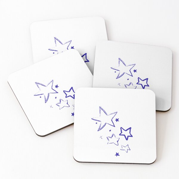 Item preview, y2k navy blue stars designed and sold by KISAYOGURT.