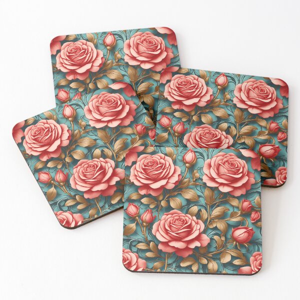 Item preview, Rose bright and colorful Seamless patterns designed and sold by RocketArtInd.