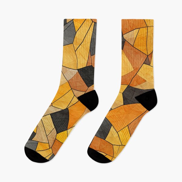 Artikelvorschau, Buntes Fantasiemuster gelb orange gold ocker braun Ornamente entworfen und verkauft von G-M-Designs.