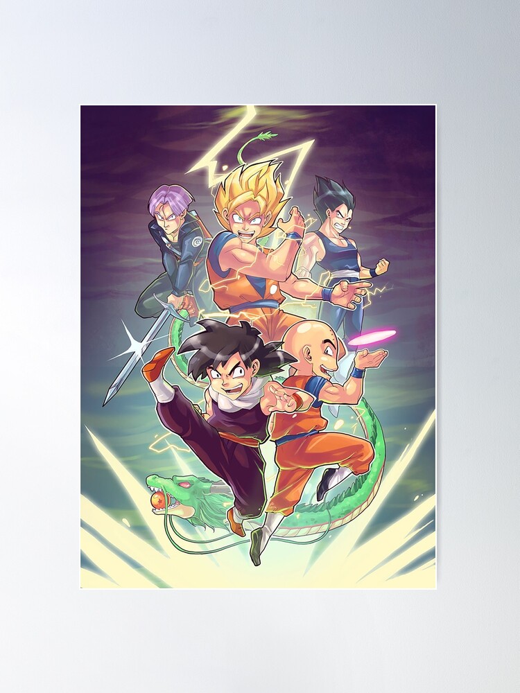 Goku SSJ Blue Bomb Poster for Sale by Aristote