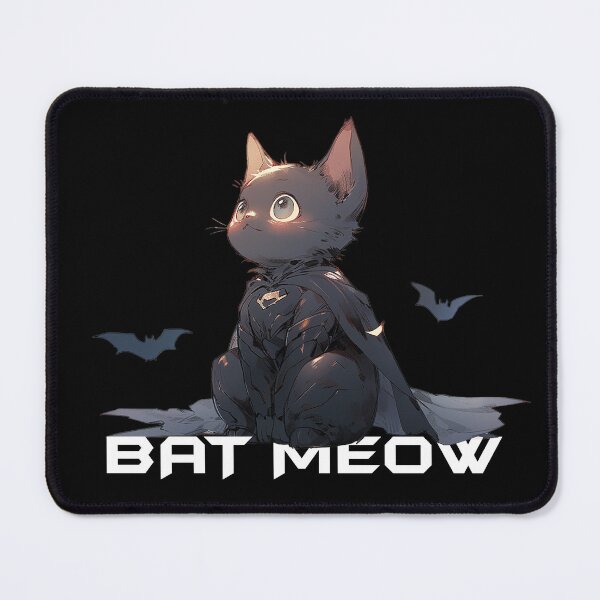 Item preview, BAT MEOW / BLACK designed and sold by hanandgil.