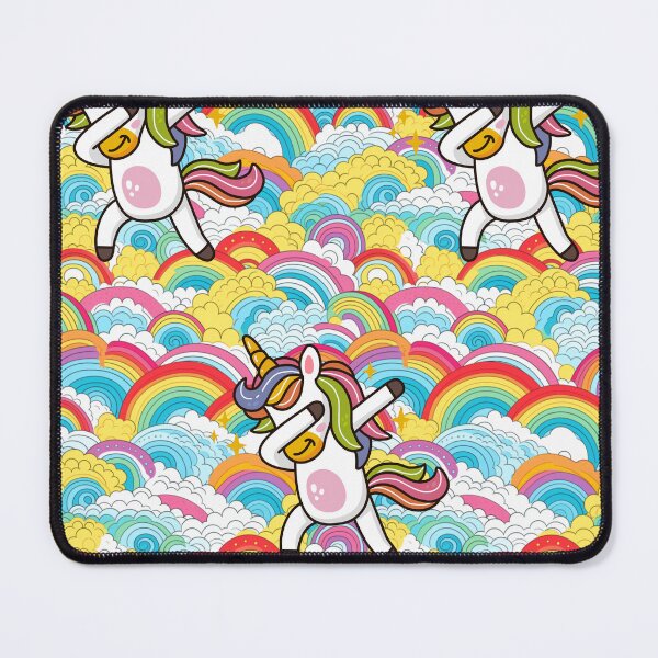 Item preview, cute unicorn seamless rainbow v5 designed and sold by apollo--11.