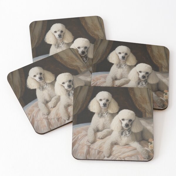 Item preview, Neoclassical Dual poodles designed and sold by furrypixels.
