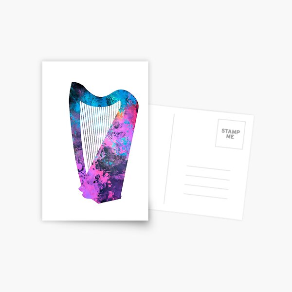 Item preview, Harp art #harp designed and sold by Lionmixart.