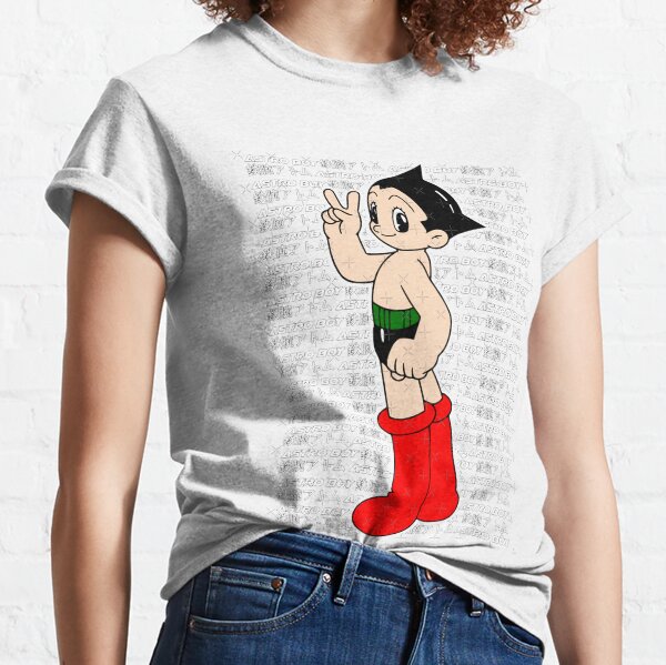 Astro Boy Tezuka Mighty Atom 3D Hologram Men's White T Shirt Size