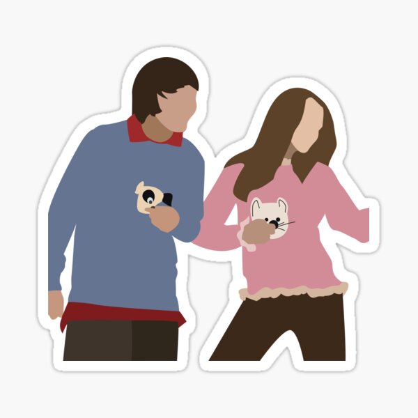 Miley & Oliver Sticker