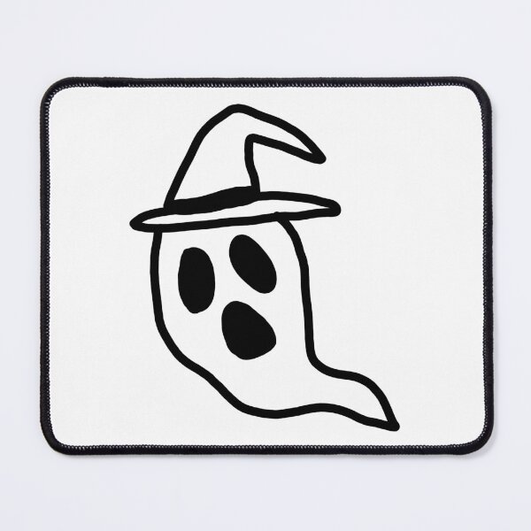 Item preview, ghost wearing witch hat designed and sold by 236Reel.