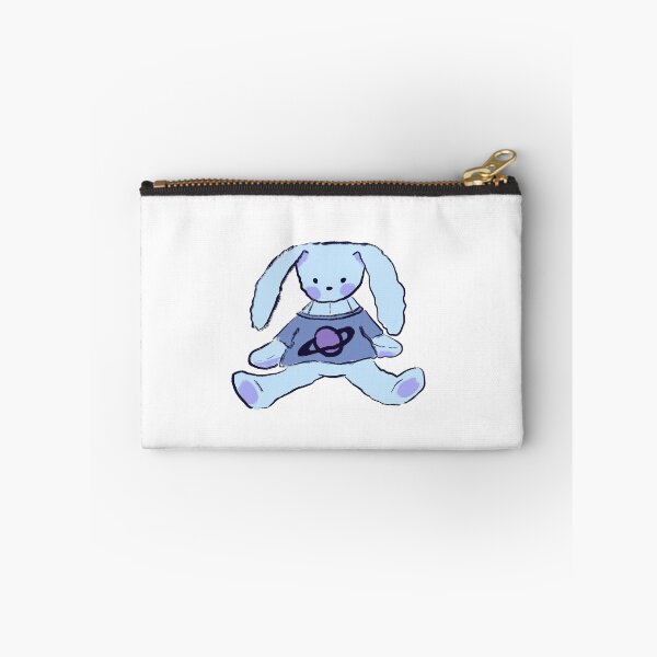 Item preview, aesthetic blue bunny rabbit stuffy designed and sold by KISAYOGURT.