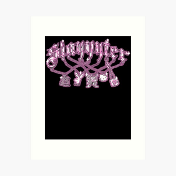 SLAYYYTER ALBUM LOGO Art Print for Sale by sebastianhz