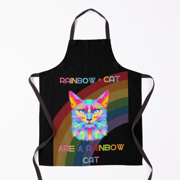 Artikelvorschau, rainbow cat entworfen und verkauft von CuteCatsCoffee.