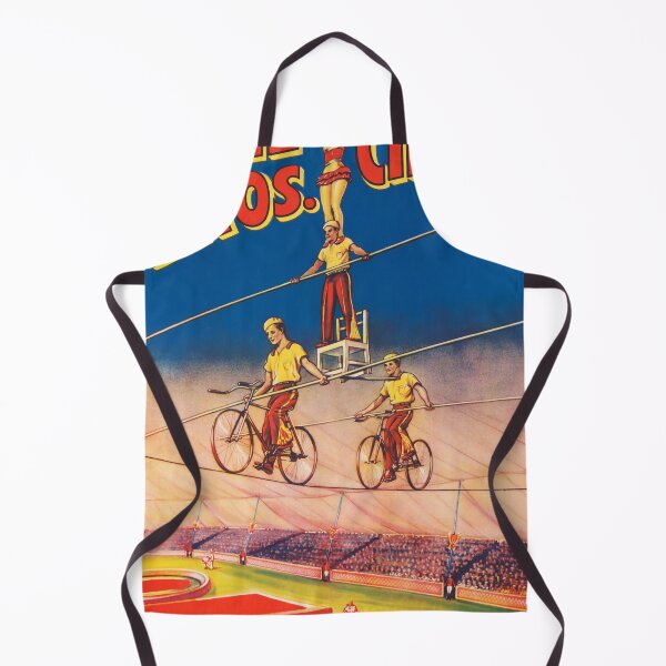 Item preview, STK501890A-Vintage circus poster showing high wire acrobats. designed and sold by StocktrekImages.