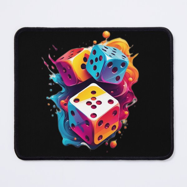 Item preview, Dice Sticker designed and sold by ROKANDESIGNART.