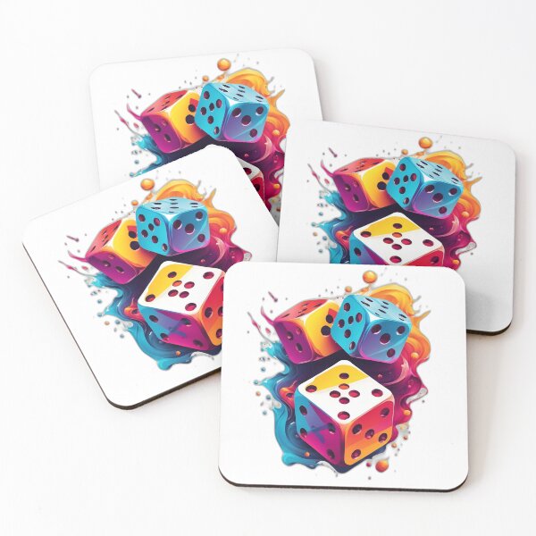 Item preview, Dice Sticker designed and sold by ROKANDESIGNART.