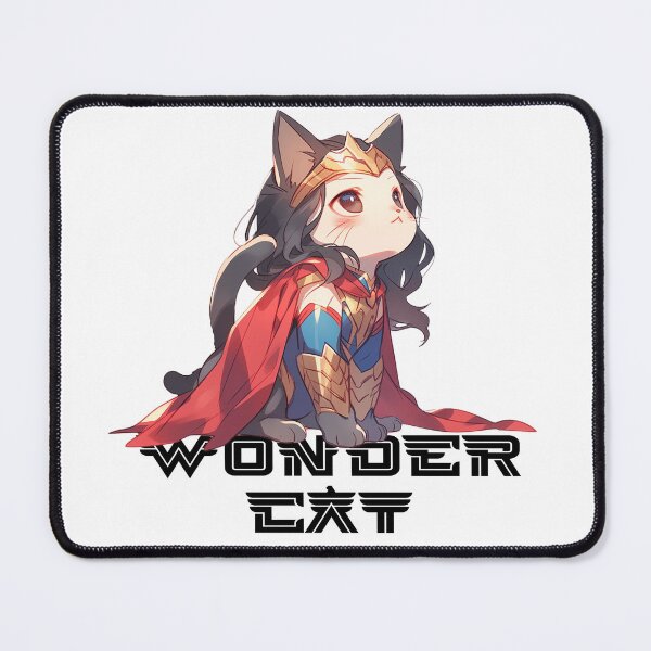 Item preview, WONDER CAT / WHITE designed and sold by hanandgil.