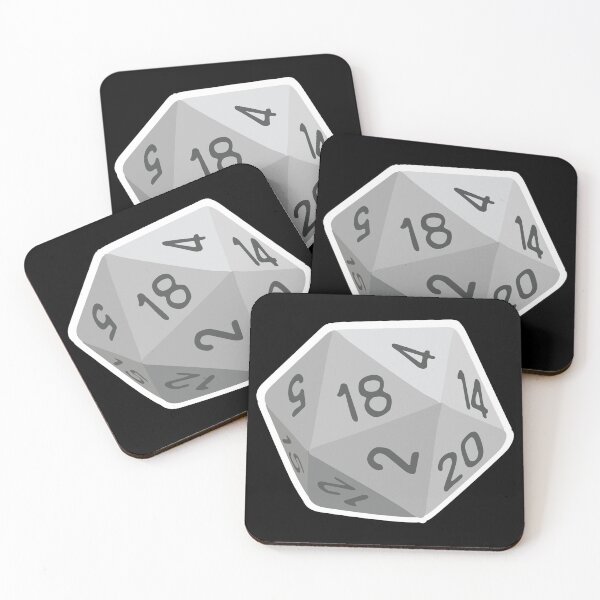 Item preview, White mtg mana dice designed and sold by fsdeLHDesign.