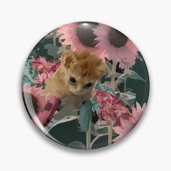 Item preview, Tater Tot Angelic Flight: Pink Sunflowers of Heaven designed and sold by EmeraldeaArt.