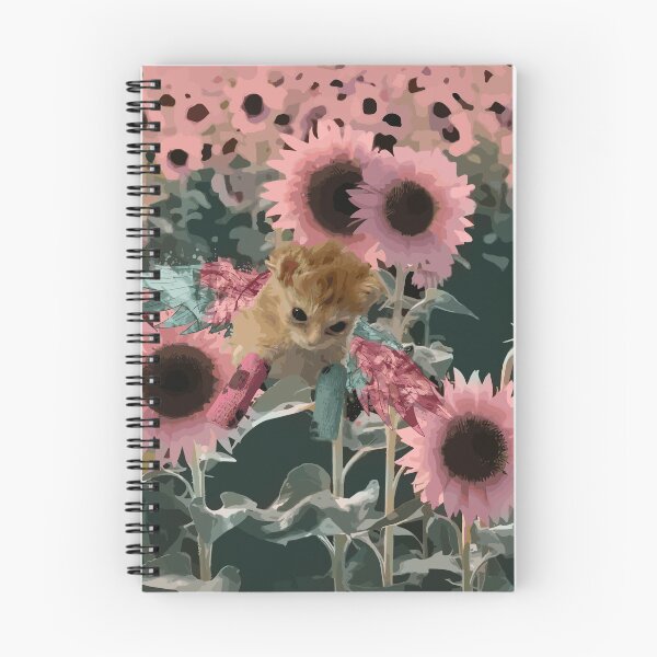Item preview, Tater Tot Angelic Flight: Pink Sunflowers of Heaven designed and sold by EmeraldeaArt.