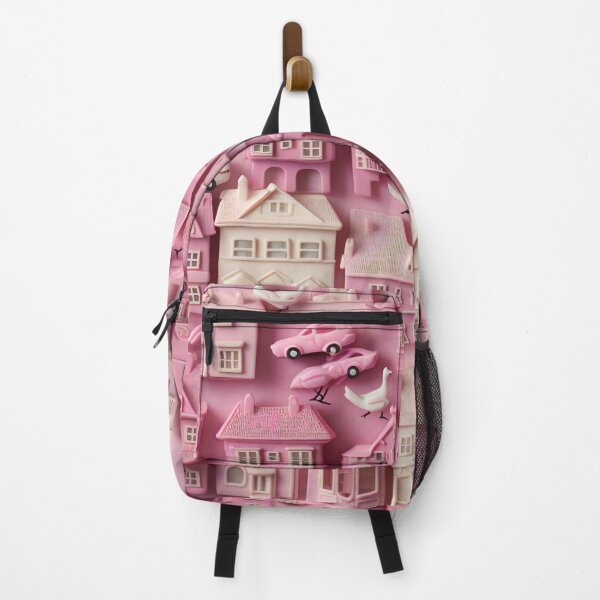 Item preview, Pink Biscuit City Seamless Pattern designed and sold by Promptagram.
