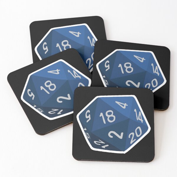 Item preview, Blue mtg mana dice designed and sold by fsdeLHDesign.