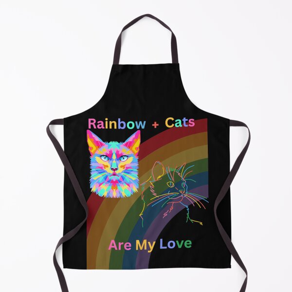 Artikelvorschau, rainbow cats are my love entworfen und verkauft von CuteCatsCoffee.