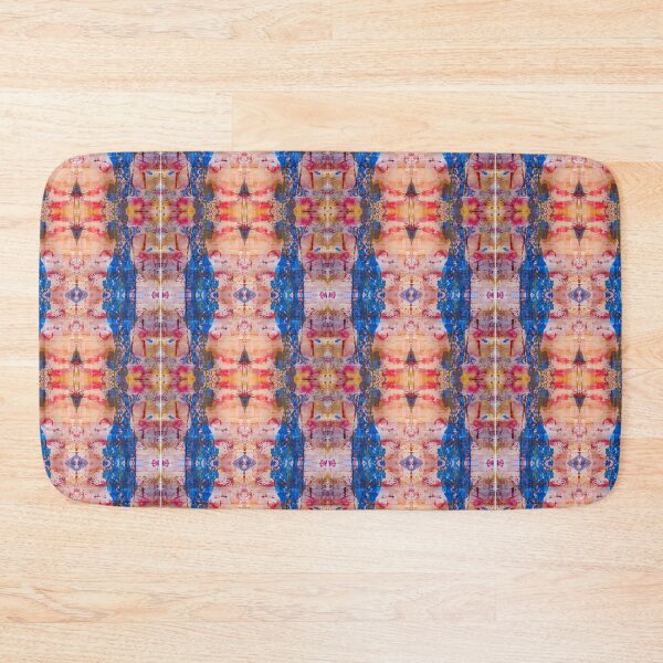 Item preview, Spanish Blue Lace Monoprint Pattern designed and sold by vallisrowe.