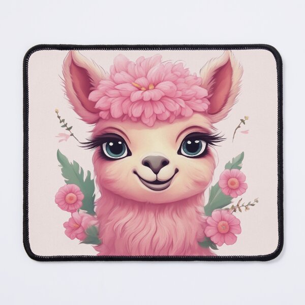 Item preview, Adorable Pink Fluffy Baby Lama designed and sold by Trace1234.