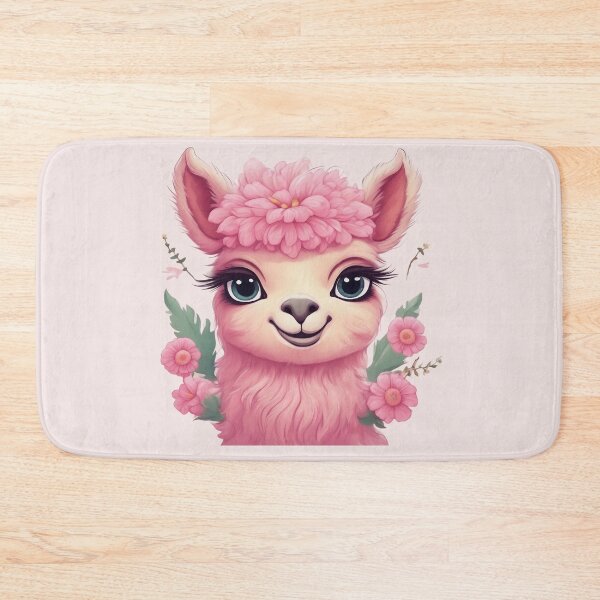 Item preview, Adorable Pink Fluffy Baby Lama designed and sold by Trace1234.
