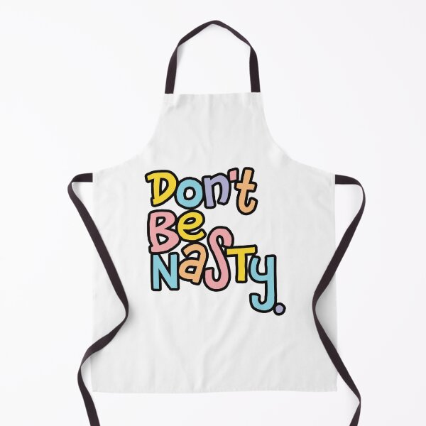 Item preview, Don't Be Nasty: Chunky Pastel Lettering designed and sold by GoodSequel.