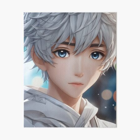 Manga Anime Boy - Hikari Sakishima | Art Board Print