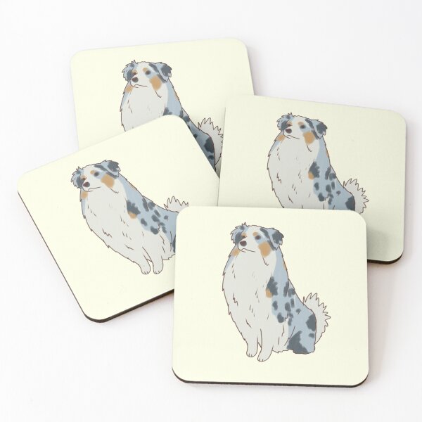 Item preview, australian shepherd illustration  designed and sold by Mayarart.