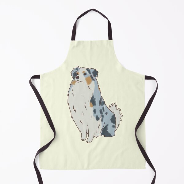 Item preview, australian shepherd illustration designed and sold by Mayarart.