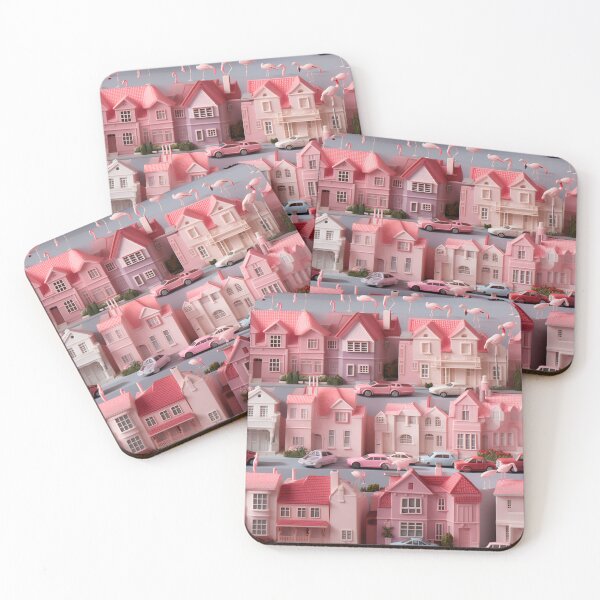 Item preview, My Neighbourhood, My Neighbours’ Cars and My Flamingoes in Flamingoland designed and sold by Promptagram.