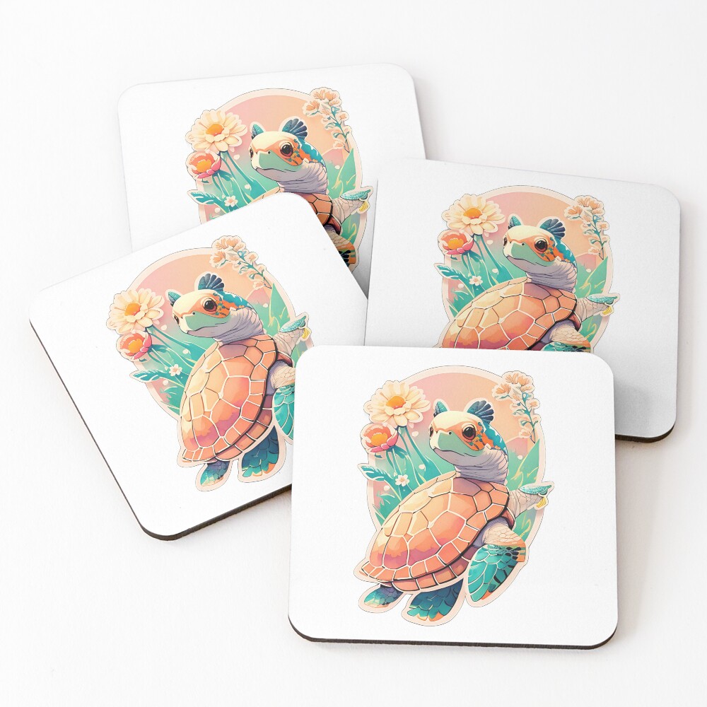 Item preview, Coasters (Set of 4) designed and sold by ROKANDESIGNART.