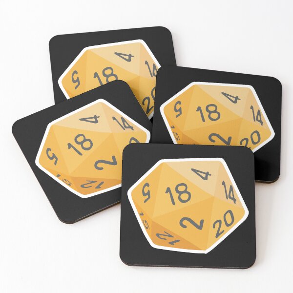 Item preview, Yellow mtg mana dice designed and sold by fsdeLHDesign.