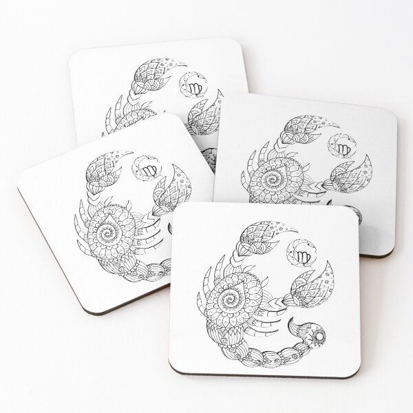 Item preview, Zodiac Sign Scorpio Zodiak Mandala Design designed and sold by MollyBully.