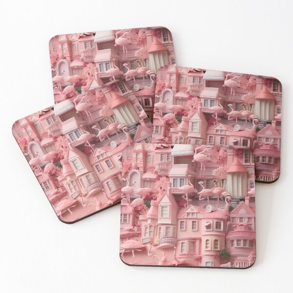 Item preview, Flamingoes on the roof. designed and sold by Promptagram.