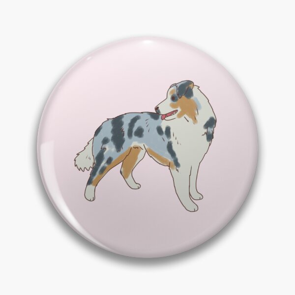 Item preview, australian shepherd art  designed and sold by Mayarart.