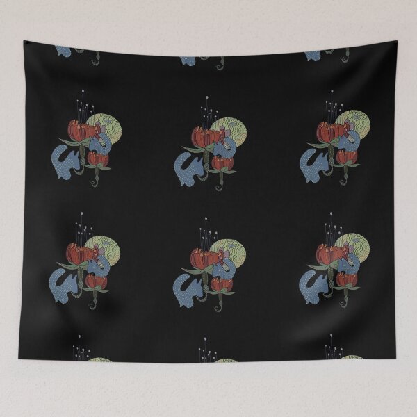 Item preview, two squirrels in magical garden designed and sold by ishibyshanteri.