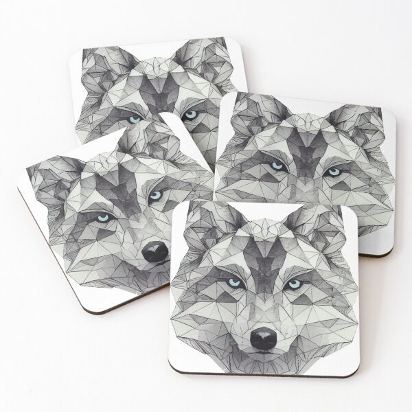 Artikelvorschau, Low-Poly-Wolfsgesicht entworfen und verkauft von lissafalldorfus.