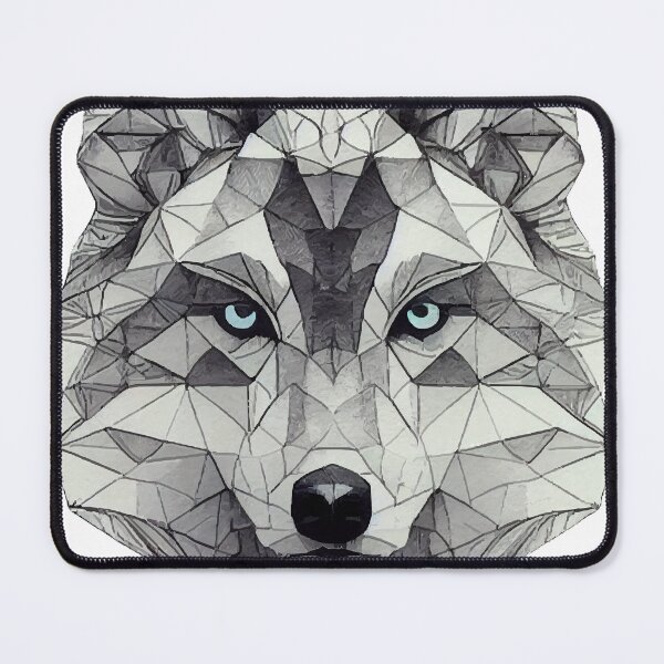 Artikelvorschau, Low-Poly-Wolfsgesicht entworfen und verkauft von lissafalldorfus.