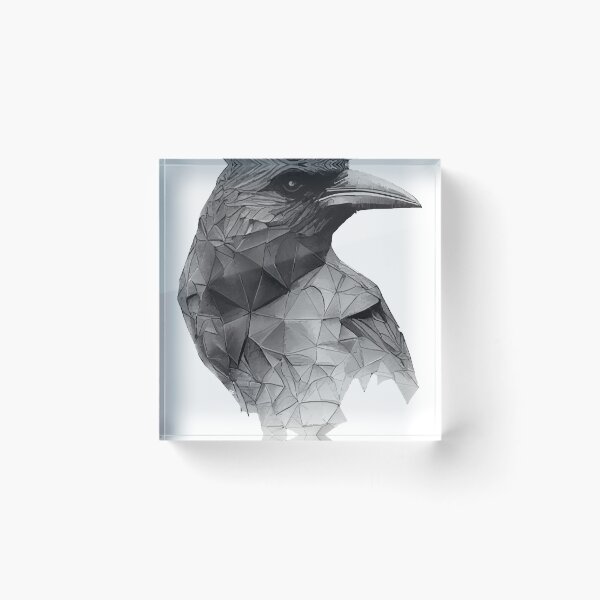 Item preview, Polygonal crow designed and sold by lissafalldorfus.