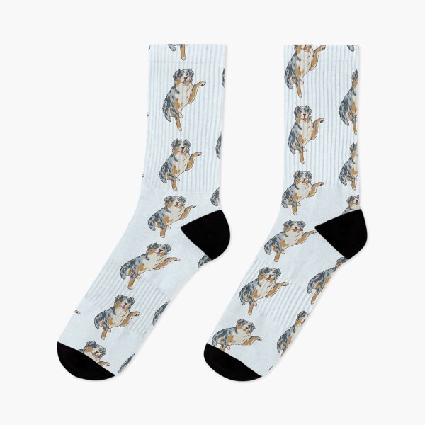 Item preview, Cute australian shepherd illustration  designed and sold by Mayarart.