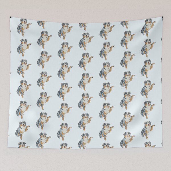 Item preview, Cute australian shepherd illustration  designed and sold by Mayarart.