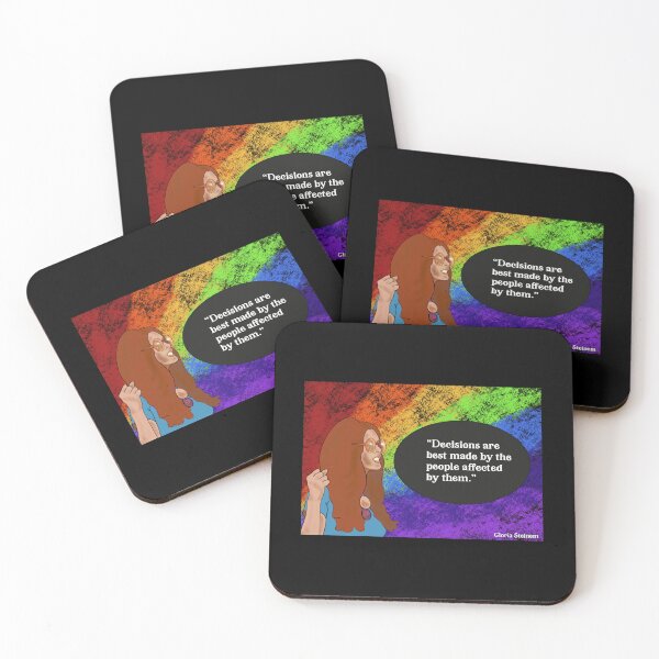 Item preview, Gloria Steinem - Decisions quote designed and sold by DulceAldana.
