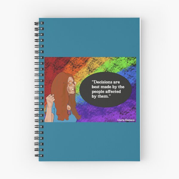 Item preview, Gloria Steinem - Decisions quote designed and sold by DulceAldana.