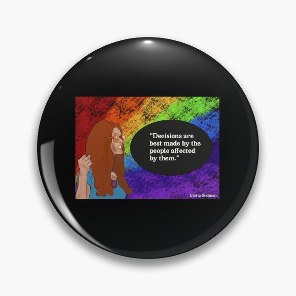 Item preview, Gloria Steinem - Cita de decisiones designed and sold by DulceAldana.