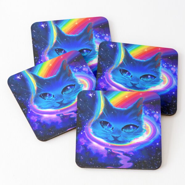 Item preview, Rainbow Cat in Space designed and sold by MatGryShop.